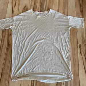 EUC Lularoe Irma - Cream